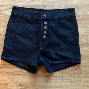 Express Shortie High Rise Jean Shorts